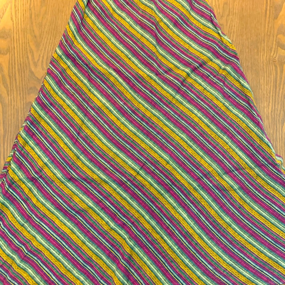 Muti-color Boho maxi skirt, SZ-M